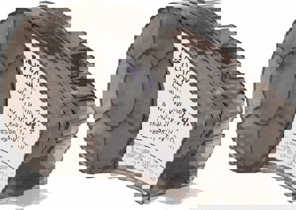 Label Tape: 21', Vinyl, Black & White